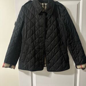 Burberry Black Quilted Puffer Jacket